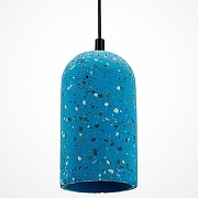 Подвесной светильник LIGHTERA Parana LE147L-18A цвет плафона/подвески Голубой, цвет арматуры Черный