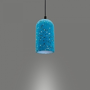 Подвесной светильник LIGHTERA Parana LE147L-18A цвет плафона/подвески Голубой, цвет арматуры Черный-1
