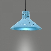 Подвесной светильник LIGHTERA Rosario LE148L-13A цвет плафона/подвески Голубой, цвет арматуры Черный-2
