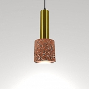 Подвесной светильник LIGHTERA Basel LE149L-25P цвет плафона/подвески Розовый, цвет арматуры Черный-1