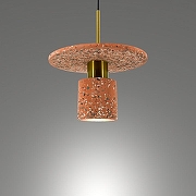 Подвесной светильник LIGHTERA Lawrence LE150L-40P цвет плафона/подвески Розовый, цвет арматуры Черный-2