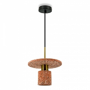 Подвесной светильник LIGHTERA Lawrence LE150L-40P цвет плафона/подвески Розовый, цвет арматуры Черный-3