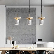 Подвесной светильник LIGHTERA Lawrence LE150L-40W цвет плафона/подвески Белый, цвет арматуры Черный-6