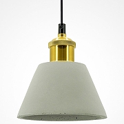 Подвесной светильник LIGHTERA Juba LE157L-1SA цвет плафона/подвески Серый, цвет арматуры Черный