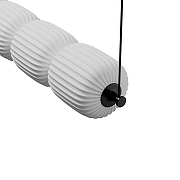 Подвесной светильник LIGHTERA Lavish LE162L-5W WIFI цвет плафона/подвески Белый, цвет арматуры Черный-4