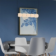 Подвесной светильник LIGHTERA Lavish LE162L-5W WIFI цвет плафона/подвески Белый, цвет арматуры Черный-8