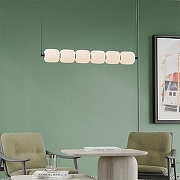 Подвесной светильник LIGHTERA Lavish LE162L-6W WIFI цвет плафона/подвески Белый, цвет арматуры Черный-3