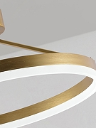 Светильник на штанге Natali Kovaltseva FINAM LED LAMPS 81121/3C цвет плафона/подвески Белый, цвет арматуры Золото-8