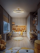 Светильник на штанге Natali Kovaltseva FINAM LED LAMPS 81121/3C цвет плафона/подвески Белый, цвет арматуры Золото-11