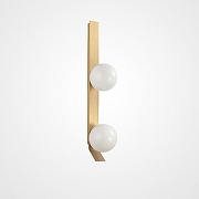 Бра Imperiumloft LEEN leen01 цвет плафона/подвески Белый, цвет арматуры Латунь