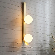 Бра Imperiumloft LEEN leen01 цвет плафона/подвески Белый, цвет арматуры Латунь-5