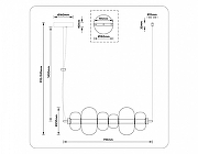 Подвесной светильник Ambrella Light LH LH11071 цвет плафона/подвески Белый, цвет арматуры Белый-6