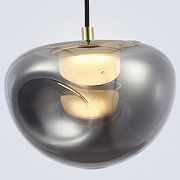 Подвесной светильник Ambrella Light LH LH12001 цвет плафона/подвески Светло-серый, цвет арматуры Золото, Черный