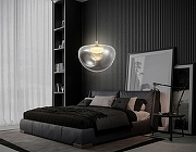 Подвесной светильник Ambrella Light LH LH12001 цвет плафона/подвески Светло-серый, цвет арматуры Золото, Черный-5