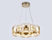 Подвесной светильник Ambrella Light LH LH31021 цвет плафона/подвески Оранжевый, цвет арматуры Латунь-1