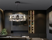 Подвесной светильник Ambrella Light LH LH31024 цвет плафона/подвески Светло-серый, цвет арматуры Серый-6