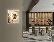 Накладной светильник Ambrella Light LH LH31035 цвет плафона/подвески Янтарный, цвет арматуры Латунь-5