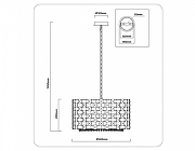 Подвесной светильник Ambrella Light LH LH41001 цвет плафона/подвески Прозрачный, Хром, цвет арматуры Хром-7