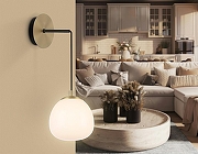 Бра Ambrella Light LH LH51005 цвет плафона/подвески Белый, цвет арматуры Золото, Черный-5