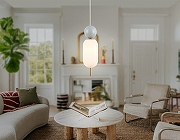 Подвесной светильник Ambrella Light LH LH53101 цвет плафона/подвески Белый, цвет арматуры Белый, Латунь-5