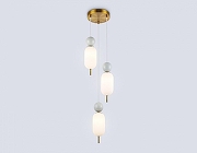 Подвесной светильник Ambrella Light LH LH53102 цвет плафона/подвески Белый, цвет арматуры Белый, Латунь-1