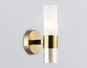 Бра Ambrella Light LH LH55116 цвет плафона/подвески Белый, Оранжевый, цвет арматуры Латунь-1