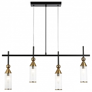 Подвесной светильник Ambrella Light LH LH55254 цвет плафона/подвески Прозрачный, цвет арматуры Латунь, Черный