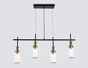Подвесной светильник Ambrella Light LH LH55254 цвет плафона/подвески Прозрачный, цвет арматуры Латунь, Черный-2