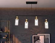 Подвесной светильник Ambrella Light LH LH55254 цвет плафона/подвески Прозрачный, цвет арматуры Латунь, Черный-6