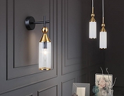 Подвесной светильник Ambrella Light LH LH55271 цвет плафона/подвески Белый, цвет арматуры Латунь-6