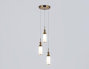 Подвесной светильник Ambrella Light LH LH55272 цвет плафона/подвески Белый, цвет арматуры Латунь-2