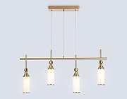 Подвесной светильник Ambrella Light LH LH55274 цвет плафона/подвески Белый, цвет арматуры Латунь-1