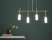 Подвесной светильник Ambrella Light LH LH55274 цвет плафона/подвески Белый, цвет арматуры Латунь-6