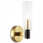 Бра Ambrella Light LH LH55517 цвет плафона/подвески Прозрачный, цвет арматуры Латунь, Черный