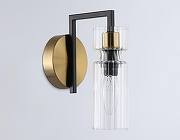 Бра Ambrella Light LH LH56119 цвет плафона/подвески Прозрачный, цвет арматуры Латунь, Черный-3