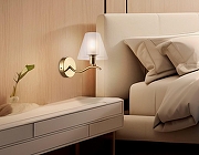 Бра Ambrella Light HIGH LIGHT LH57095 цвет плафона/подвески Белый, Прозрачный, цвет арматуры Латунь-6