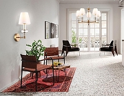 Бра Ambrella Light LH LH71025 цвет плафона/подвески Белый, Прозрачный, цвет арматуры Латунь-5