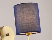 Бра Ambrella Light HIGH LIGHT LH71275 цвет плафона/подвески Синий, цвет арматуры Латунь-4