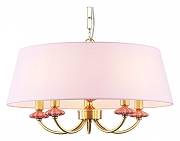 Подвесной светильник Ambrella Light HIGH LIGHT LH75021 цвет плафона/подвески Розовый, цвет арматуры Золото, Розовый