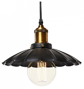 Подвесной светильник Loft it Factory F1lament LOFT1101 цвет плафона/подвески Черный, цвет арматуры Латунь, Черный