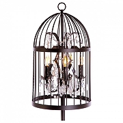 Торшер Loft it Vintage Birdcage LOFT1891F цвет плафона/подвески Прозрачный, Хром, цвет арматуры Черный-1