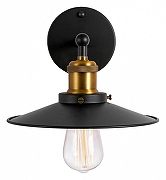 Бра Loft it Factory F1lament LOFT2101W цвет плафона/подвески Черный, цвет арматуры Латунь, Черный-1