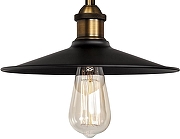 Бра Loft it Factory F1lament LOFT2101W цвет плафона/подвески Черный, цвет арматуры Латунь, Черный-2