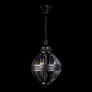 Подвесной светильник Loft it Lantern Res1dent1al LOFT3043-BL цвет плафона/подвески Прозрачный, Хром, цвет арматуры Черный-2