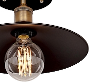 Светильник на штанге Loft it Factory F1lament LOFT3101C цвет плафона/подвески Черный, цвет арматуры Латунь, Черный-1