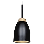 Подвесной светильник Loft it Watchman LOFT4402A-BL цвет плафона/подвески Белый, Черный, цвет арматуры Коричневый, Черный