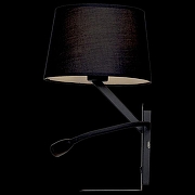 Бра с подсветкой Loft it Stat1on LOFT9993-BL цвет плафона/подвески Черный, цвет арматуры Черный-3