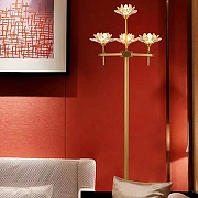 Торшер Imperiumloft LOTOS LOTOS-FL01 цвет плафона/подвески Прозрачный, цвет арматуры Латунь-8