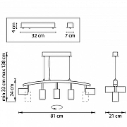 Подвесной светильник Lightstar Rullo LR735375 цвет плафона/подвески Черный, цвет арматуры Черный-4