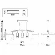 Подвесной светильник Lightstar Rullo LR7358723631 цвет плафона/подвески Белый, Черный, цвет арматуры Черный-4